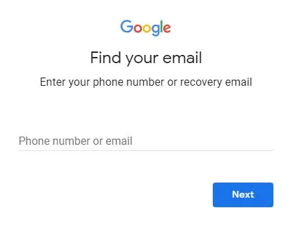 find my gmail by mobile number